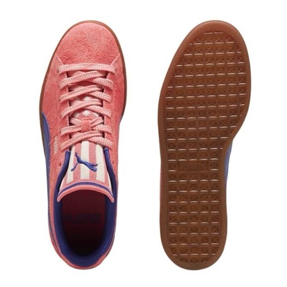 Puma Suede Supertifo Mens Pink & Purple Suede Lifestyle Sneakers Shoes Size 12 - Picture 2 of 8